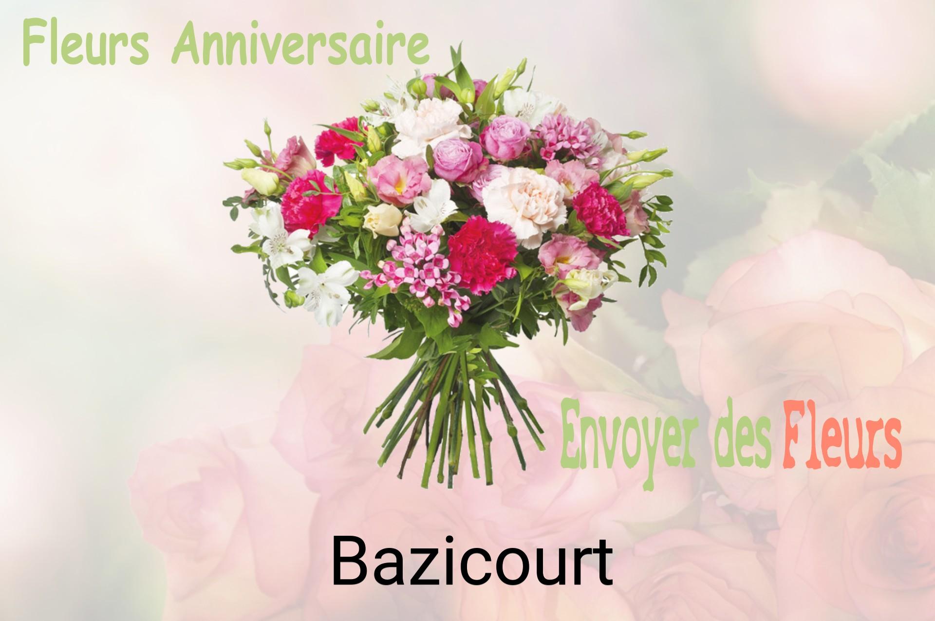 Bouquet de fleurs d’anniversaire livré à Bazicourt