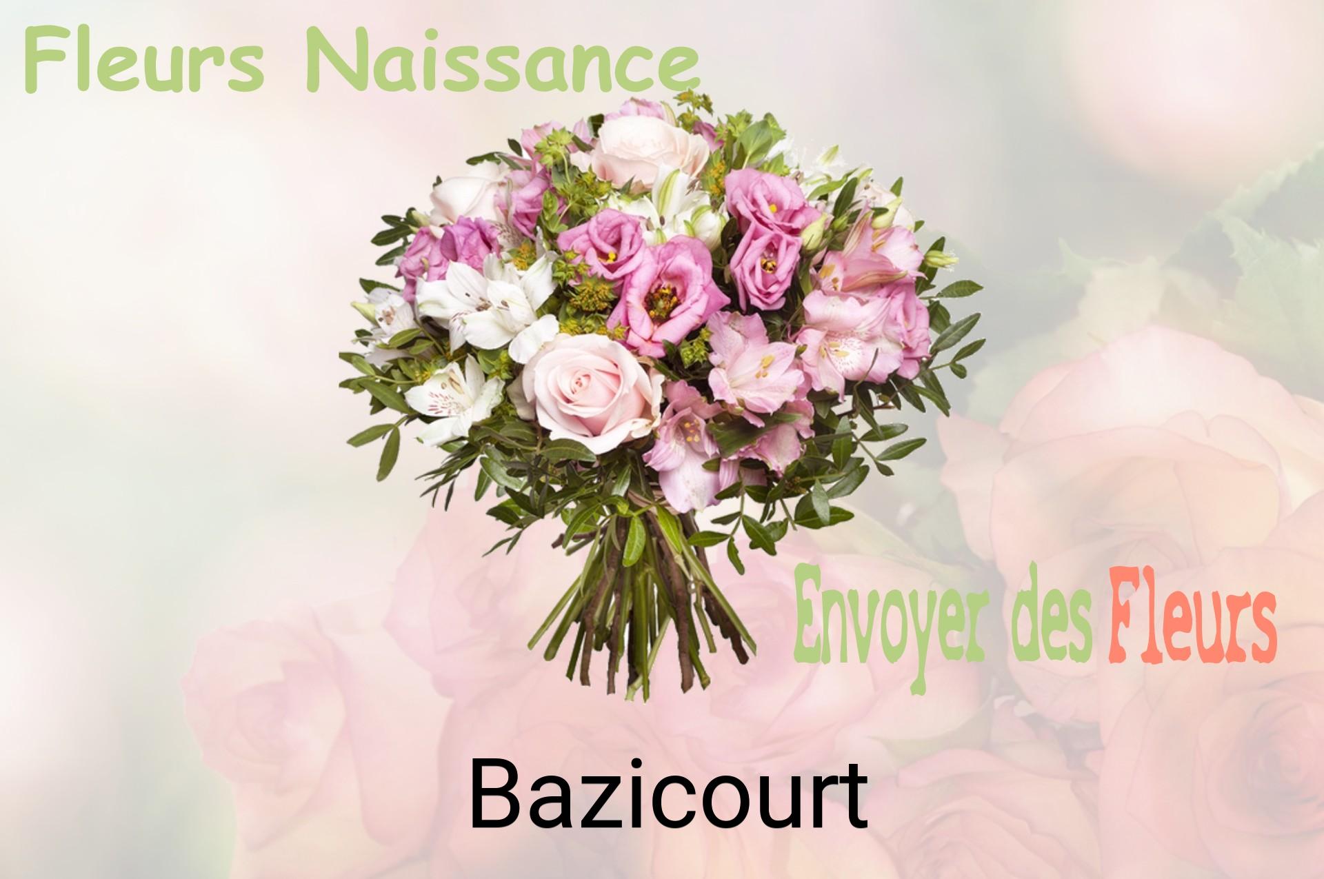 Bouquet de fleurs de naissance livré à Bazicourt